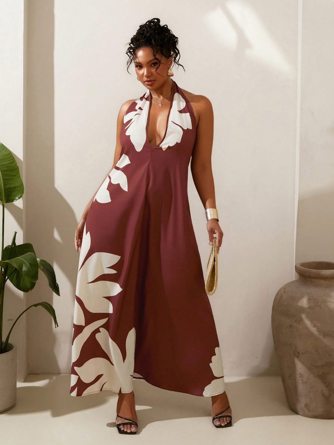 Rochie SHEIN, maro