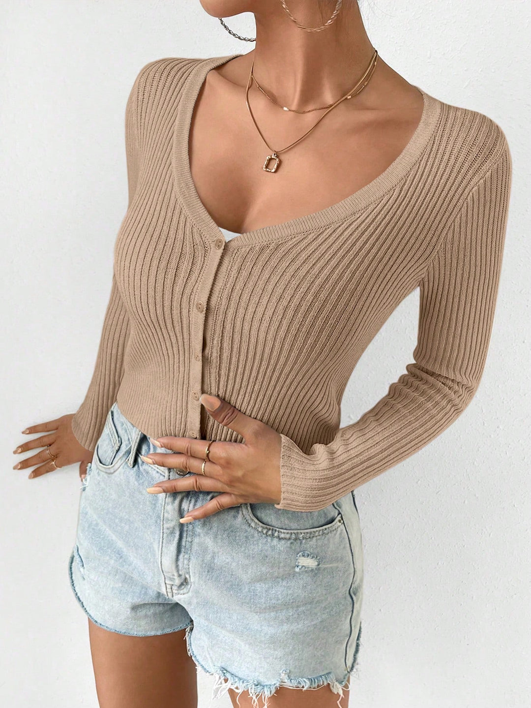 Cardigan SHEIN, bej
