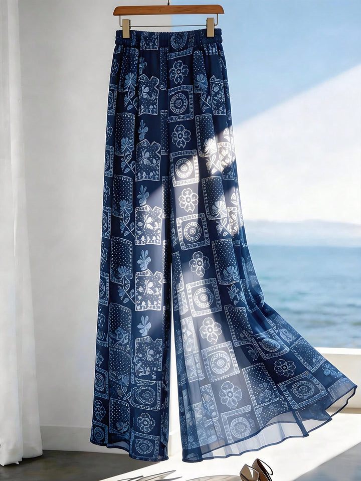 Pantaloni SHEIN, albastru