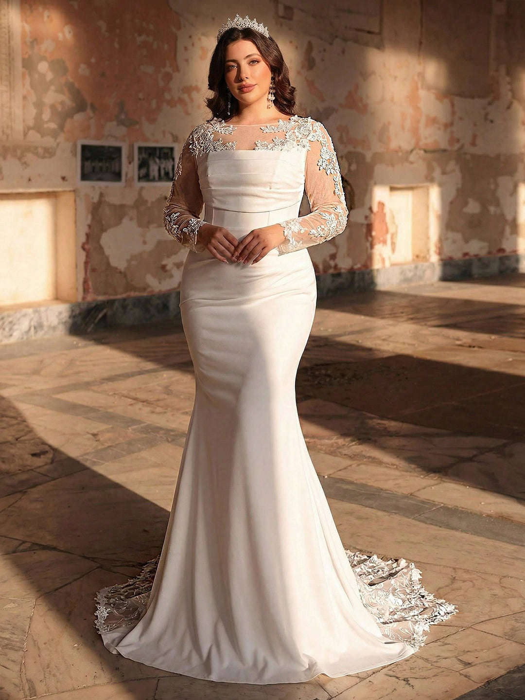 Rochie de mireasă SHEIN, alb