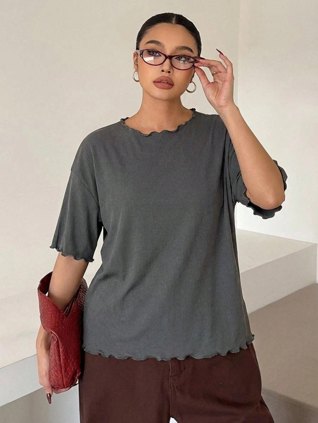 Tricou SHEIN, gri
