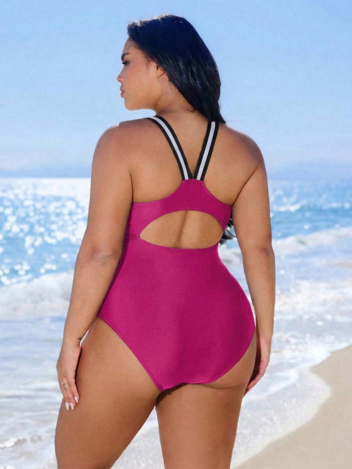 Costum de baie SHEIN, roz