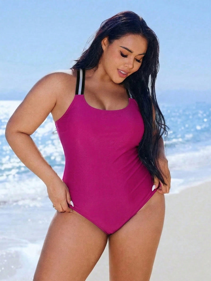 Costum de baie SHEIN, roz