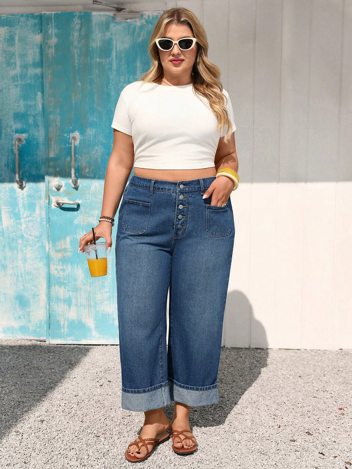 Jeans SHEIN, albastru