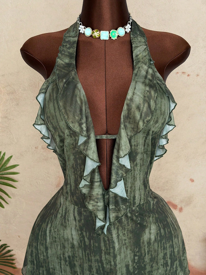 Rochie SHEIN, verde