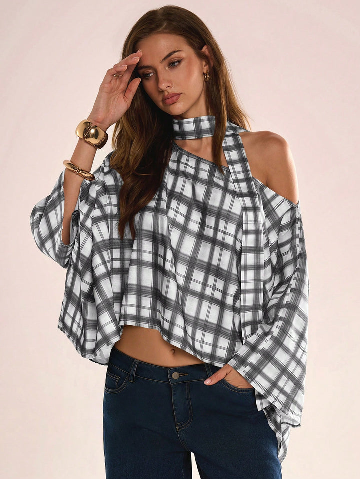 SHEIN blúz, fekete