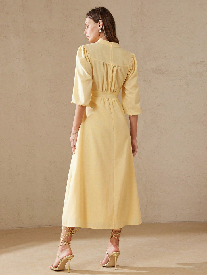 Rochie maxi SHEIN, galben