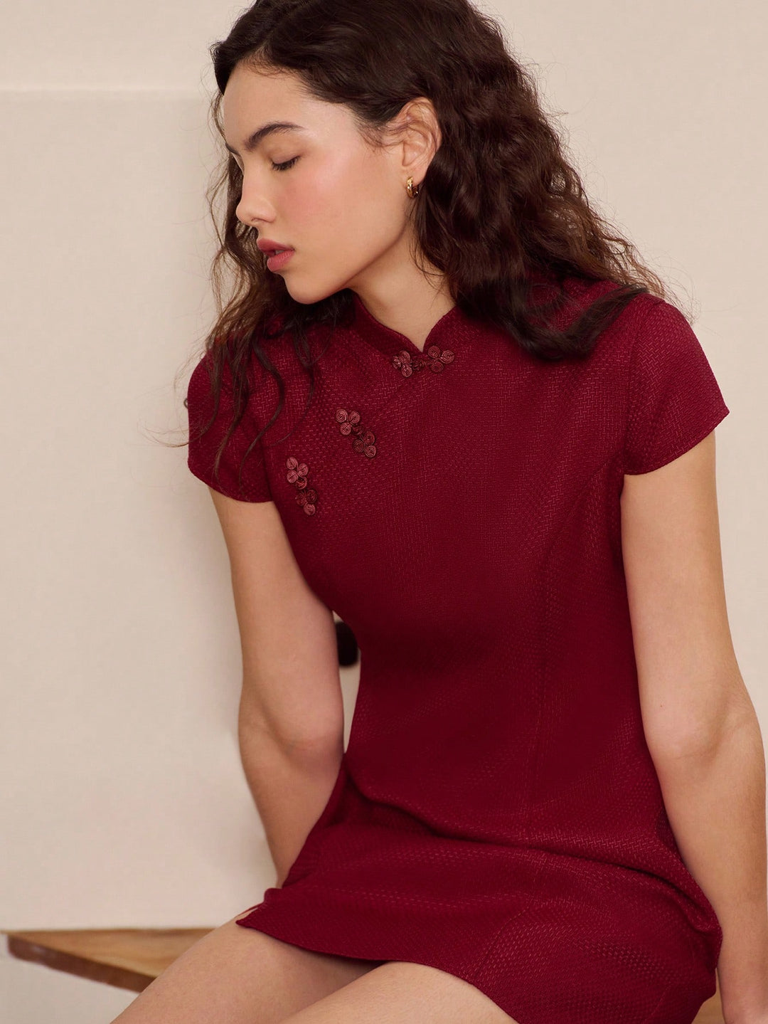 Rochie mini SHEIN, vișiniu