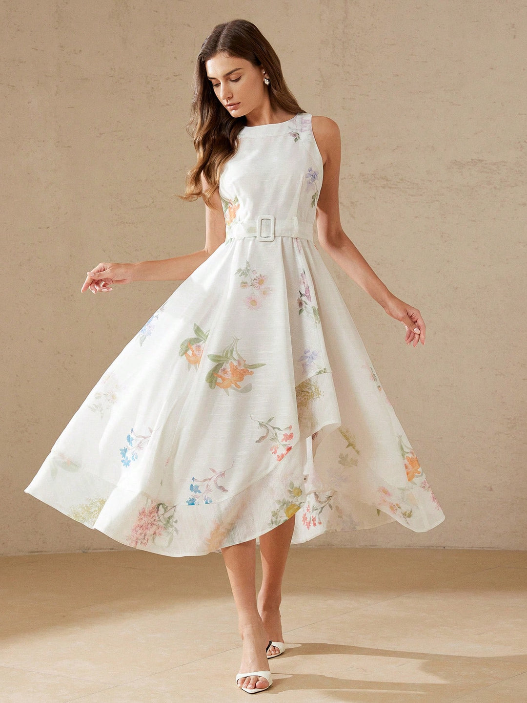 Rochie maxi SHEIN, mix culori