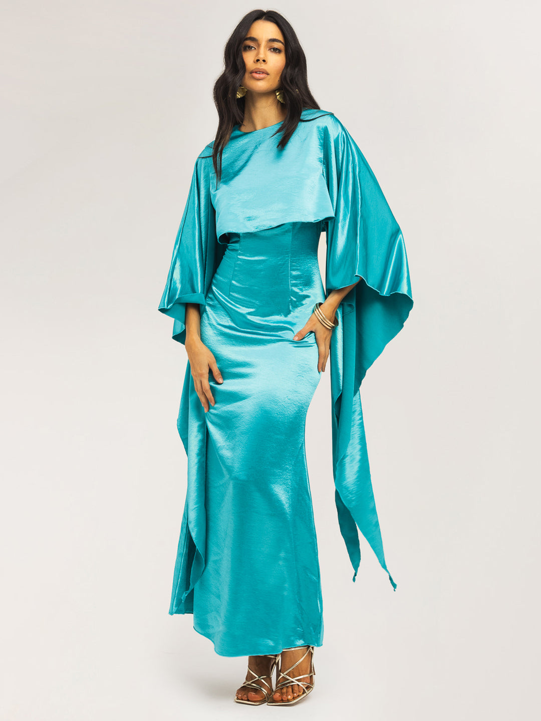 Rochie maxi SHEIN, albastru