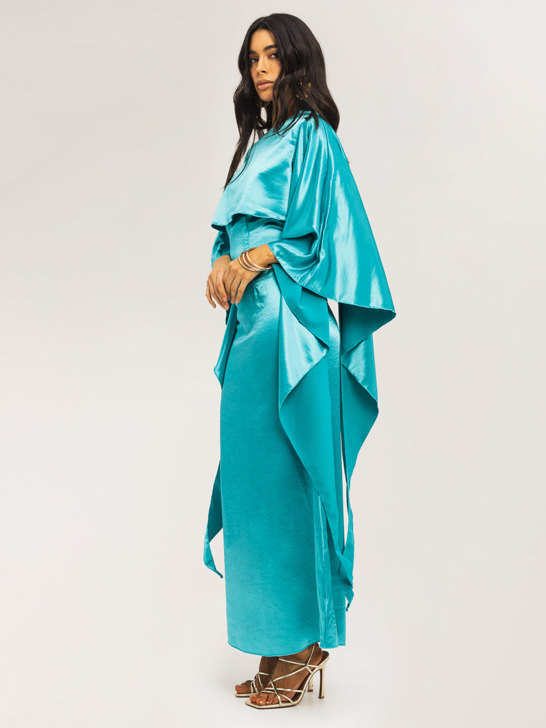 Rochie maxi SHEIN, albastru
