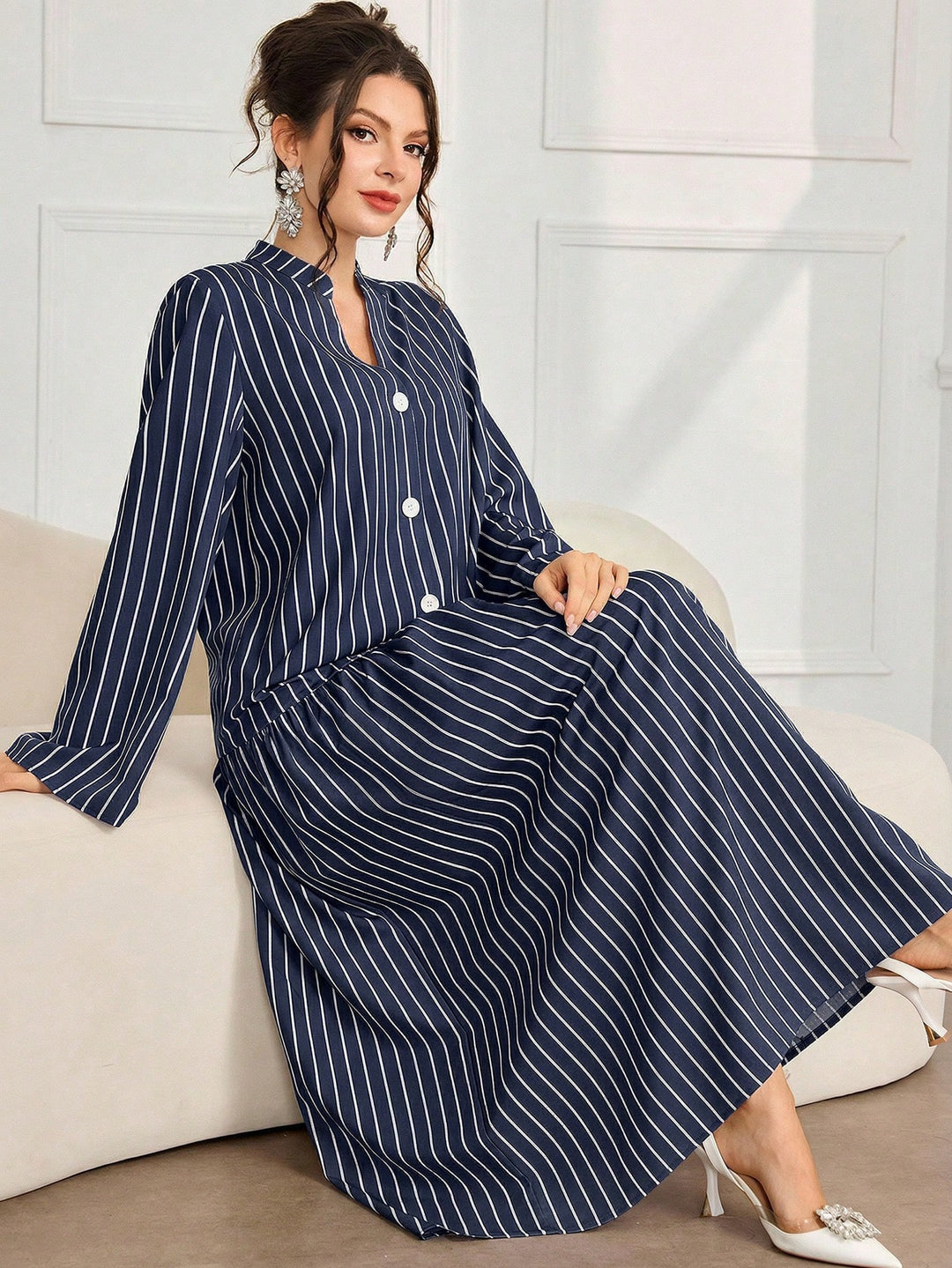 Rochie maxi SHEIN, mix culori