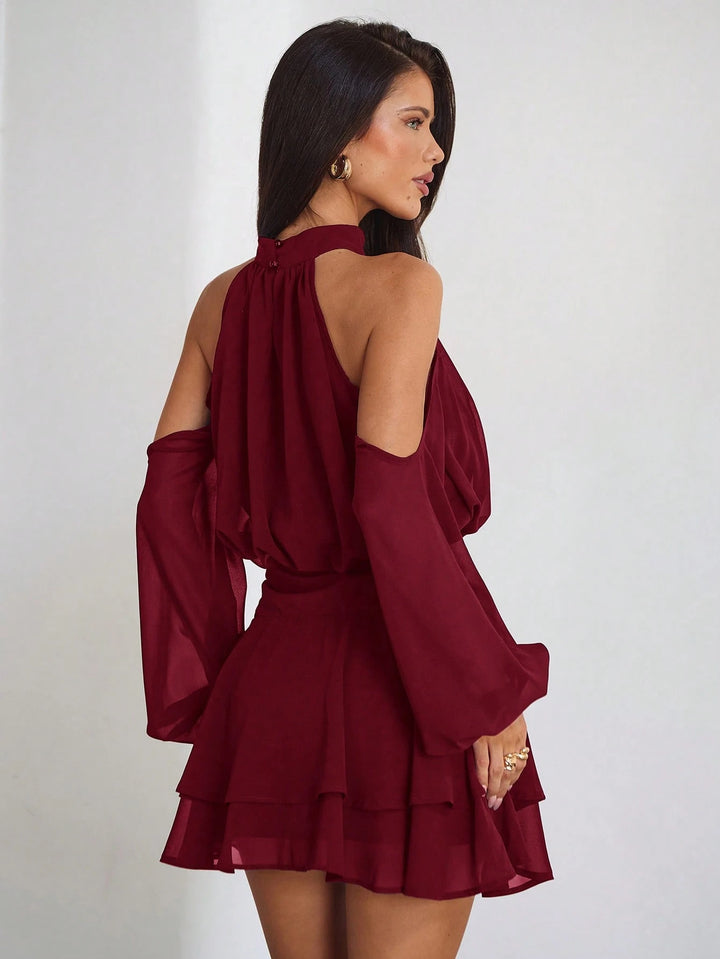 Rochie mini SHEIN, vișiniu