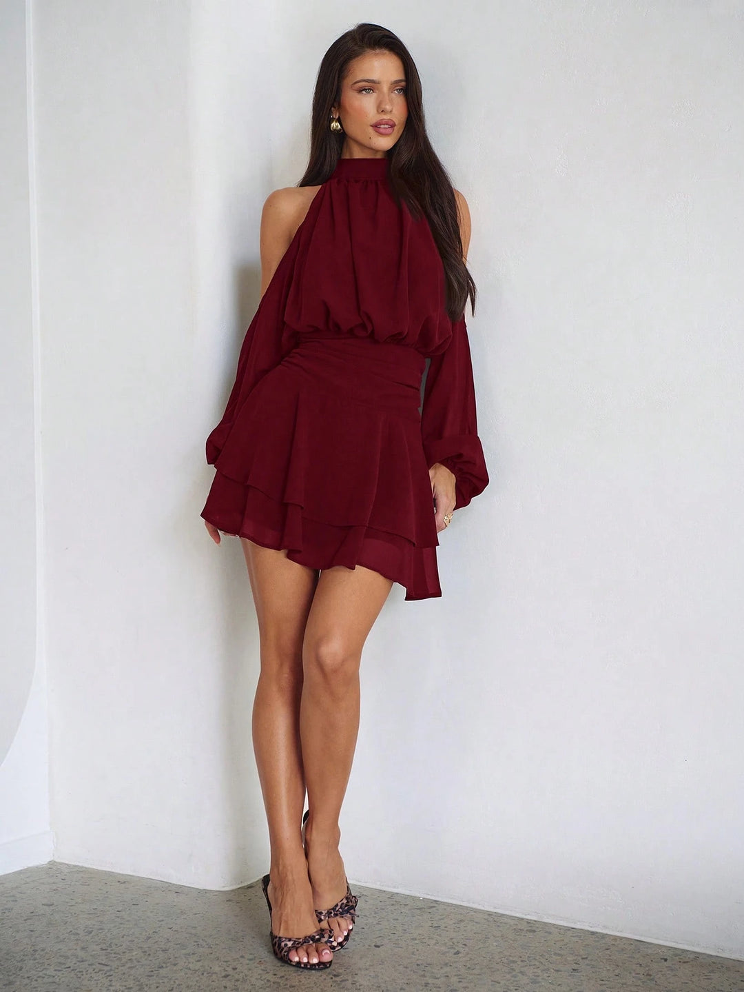 Rochie mini SHEIN, vișiniu