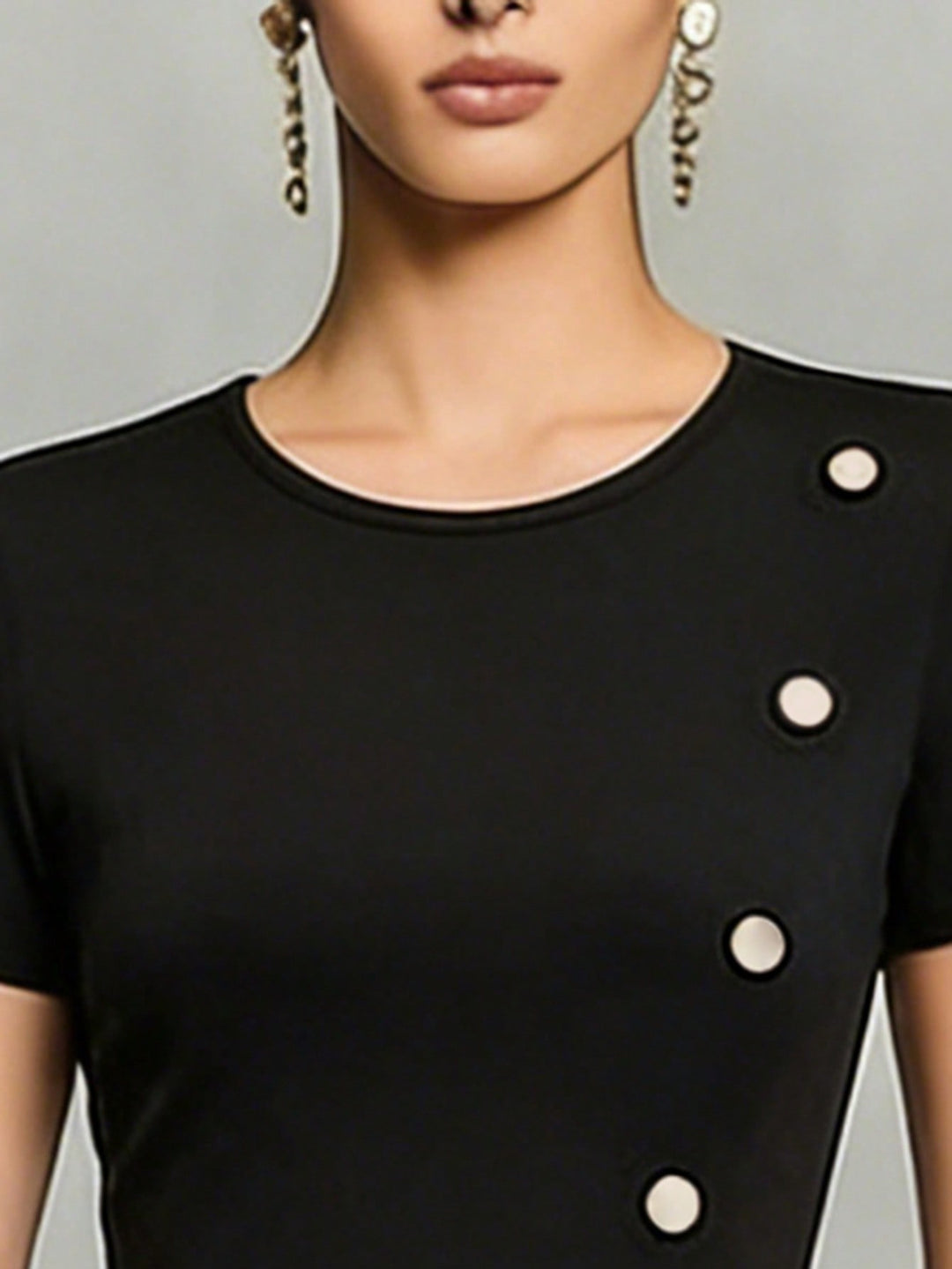 Rochie midi SHEIN, negru