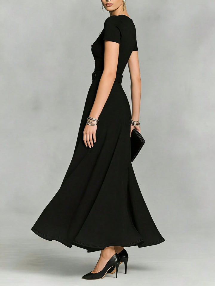 Rochie midi SHEIN, negru