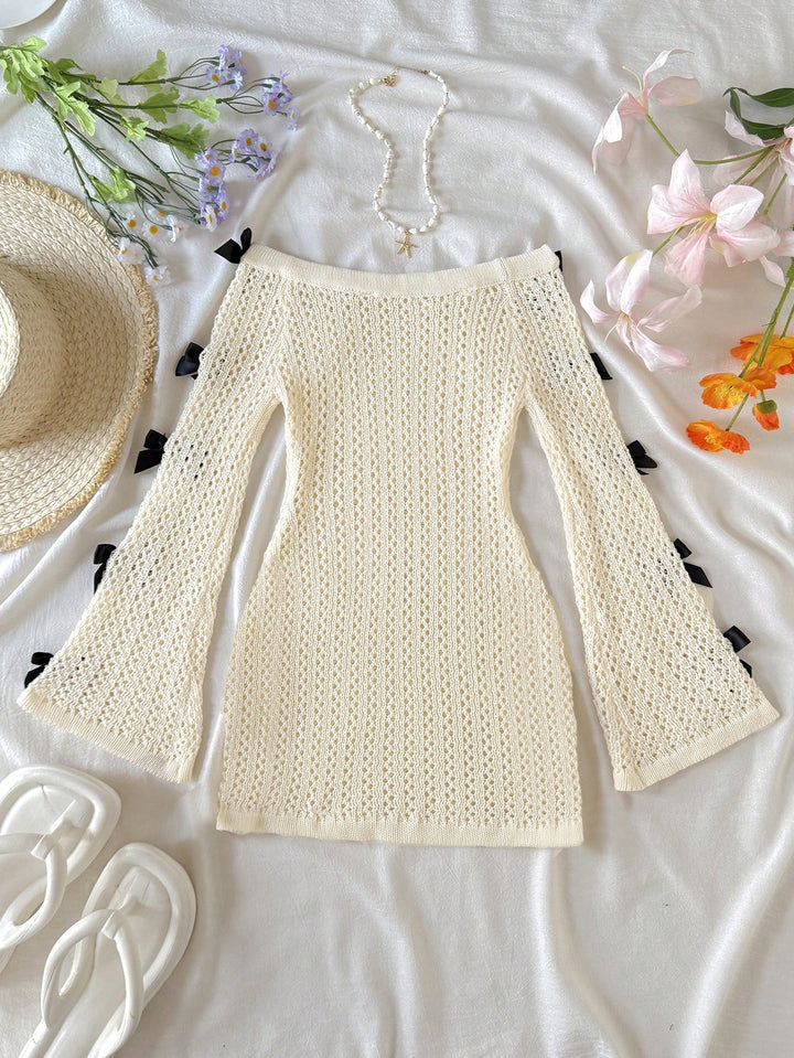 Rochie mini SHEIN, cream