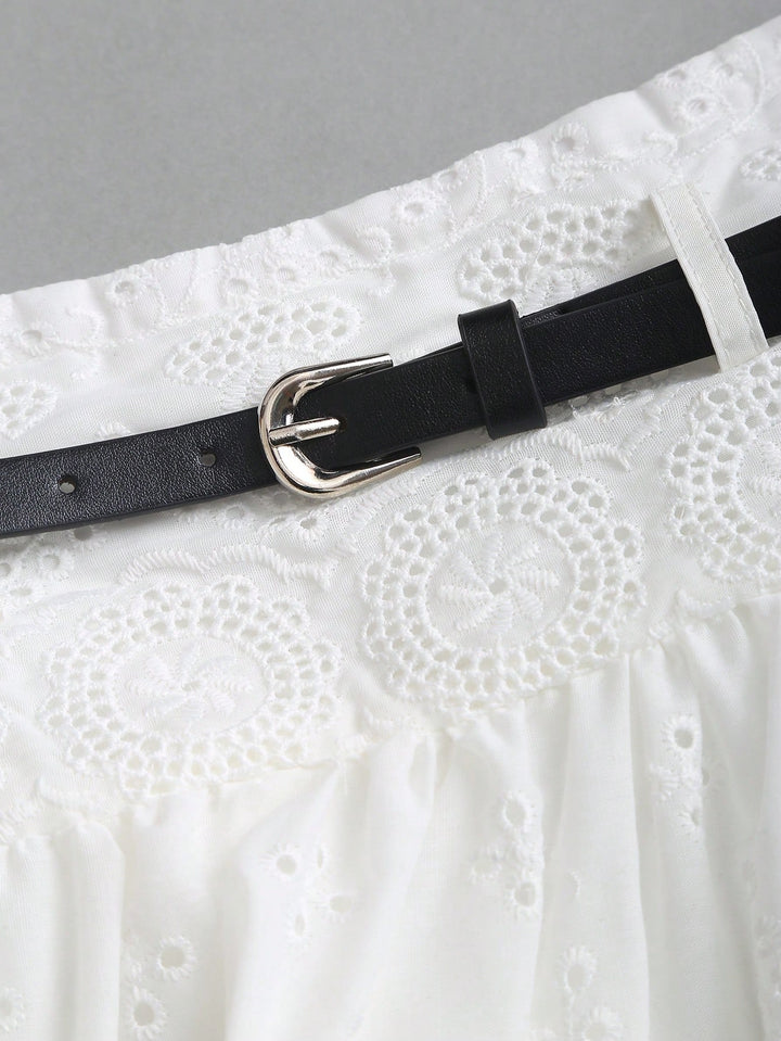 Fustă SHEIN, alb