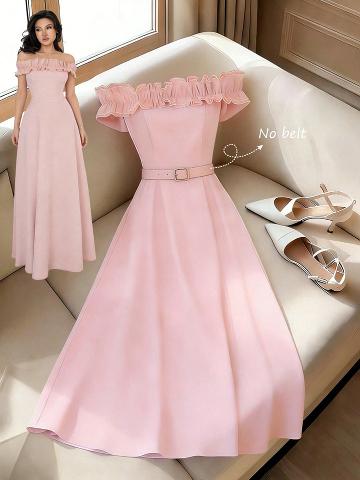Rochie midi SHEIN, vișiniu