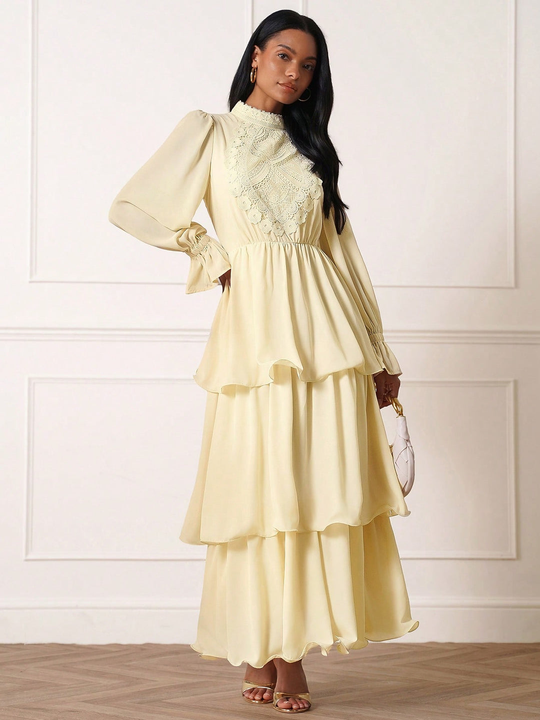Rochie maxi SHEIN, portocaliu