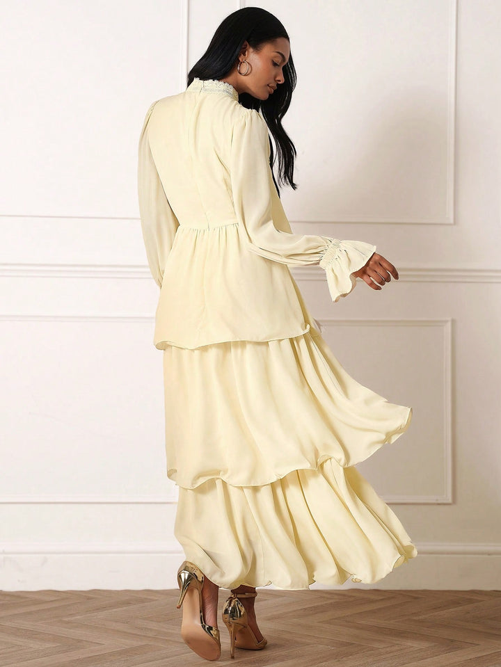 Rochie maxi SHEIN, portocaliu