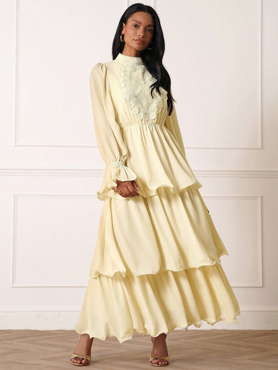 Rochie maxi SHEIN, portocaliu