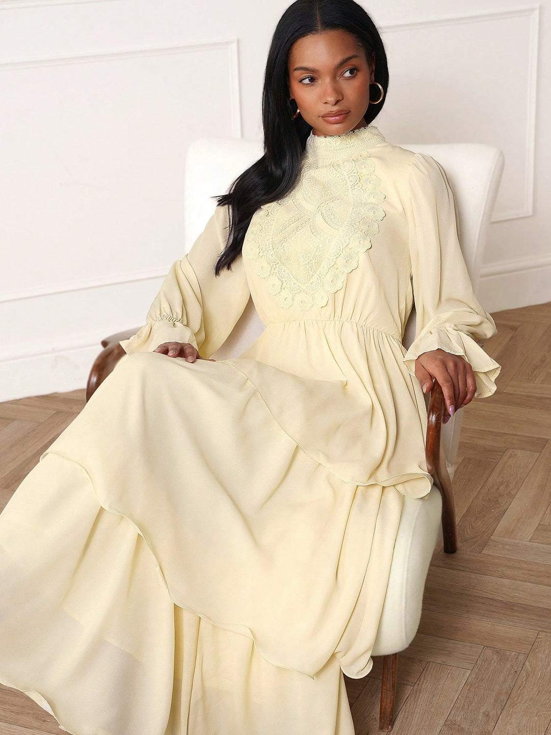 Rochie maxi SHEIN, portocaliu
