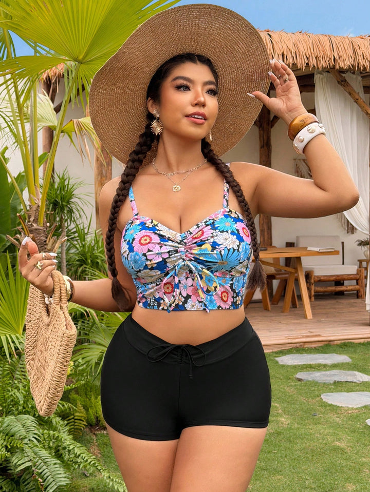 Costum de baie SHEIN, mix culori