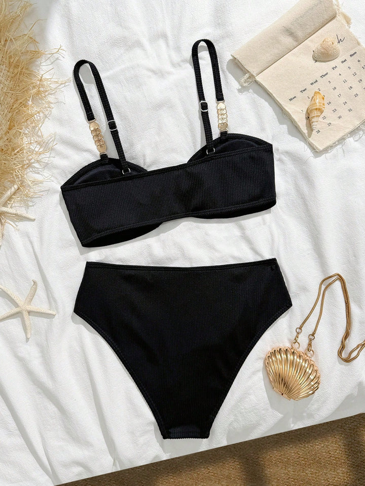SHEIN bikini szett, fekete