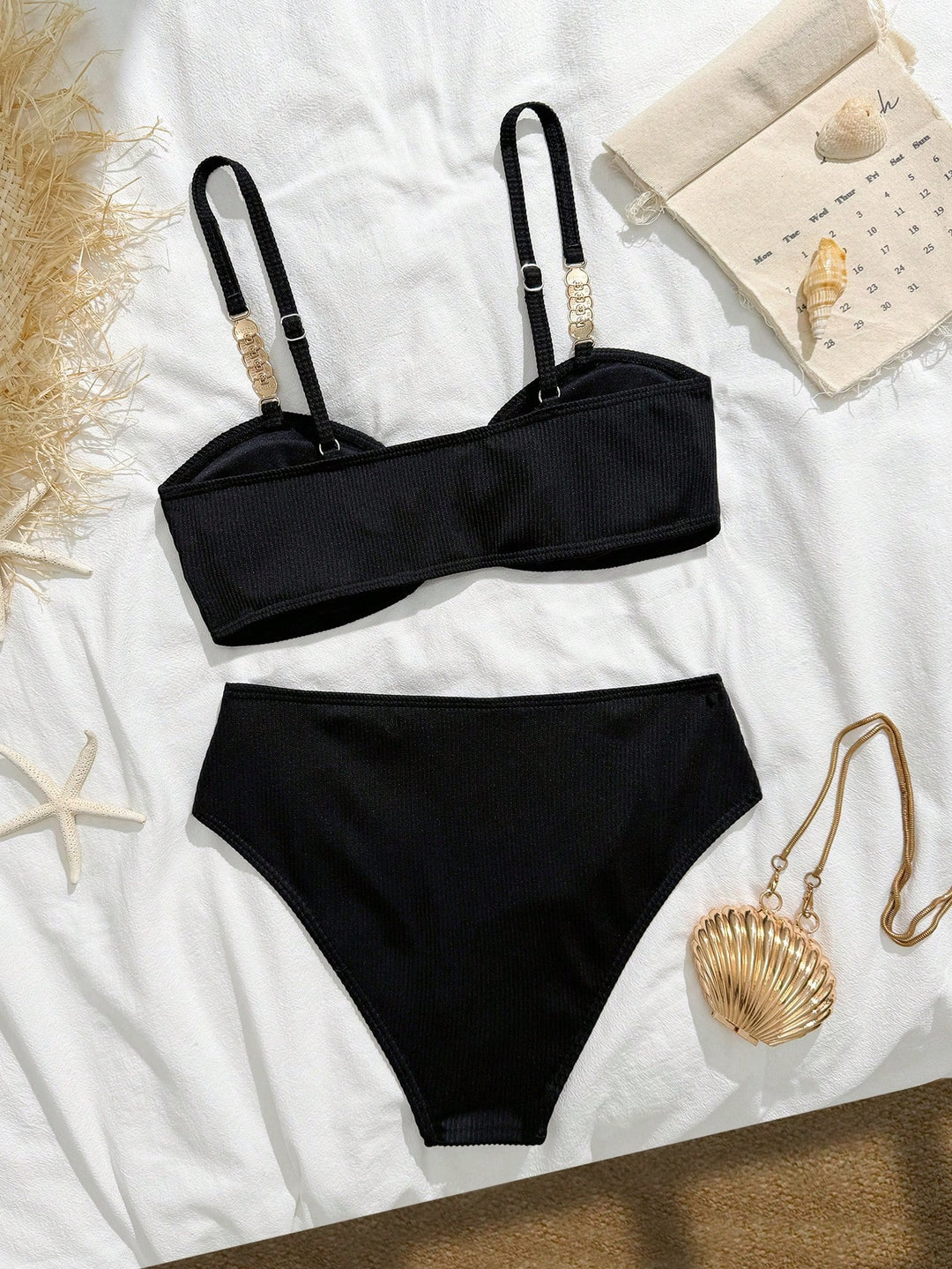 Set bikini SHEIN, negru