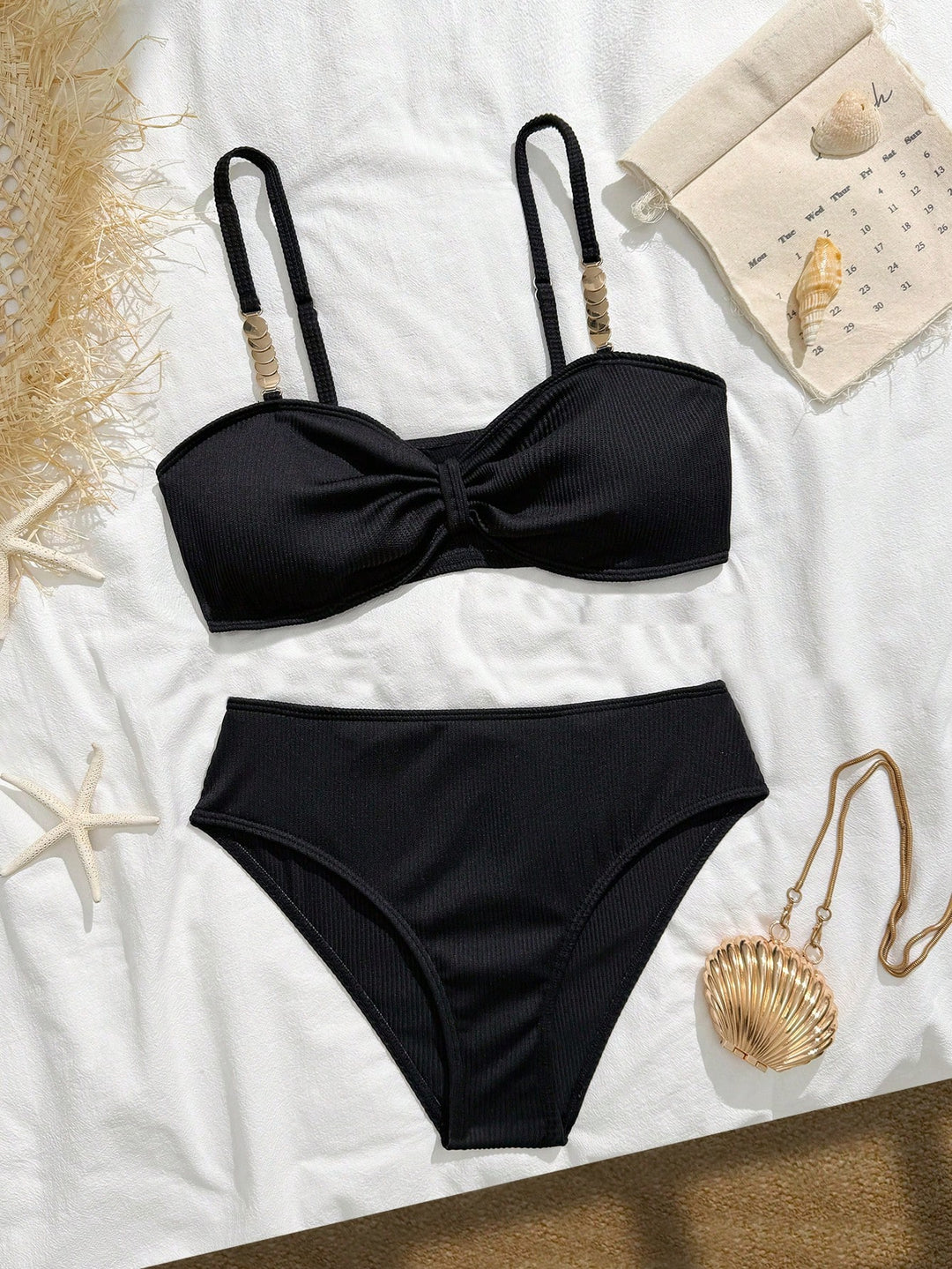 SHEIN bikini szett, fekete
