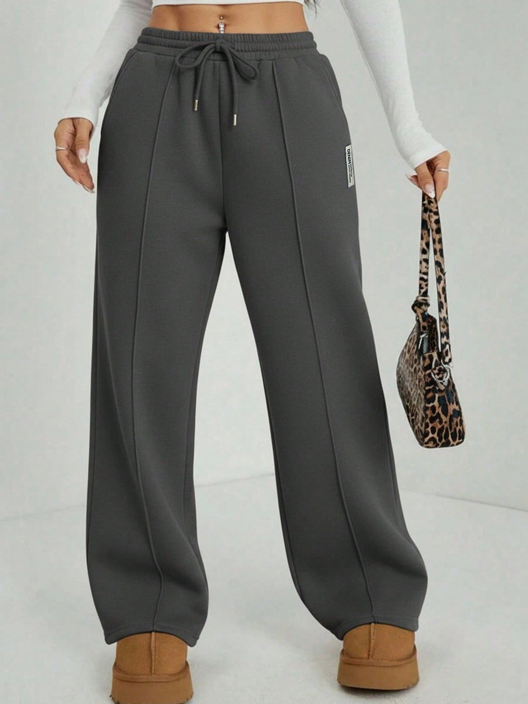 Pantaloni SHEIN, gri