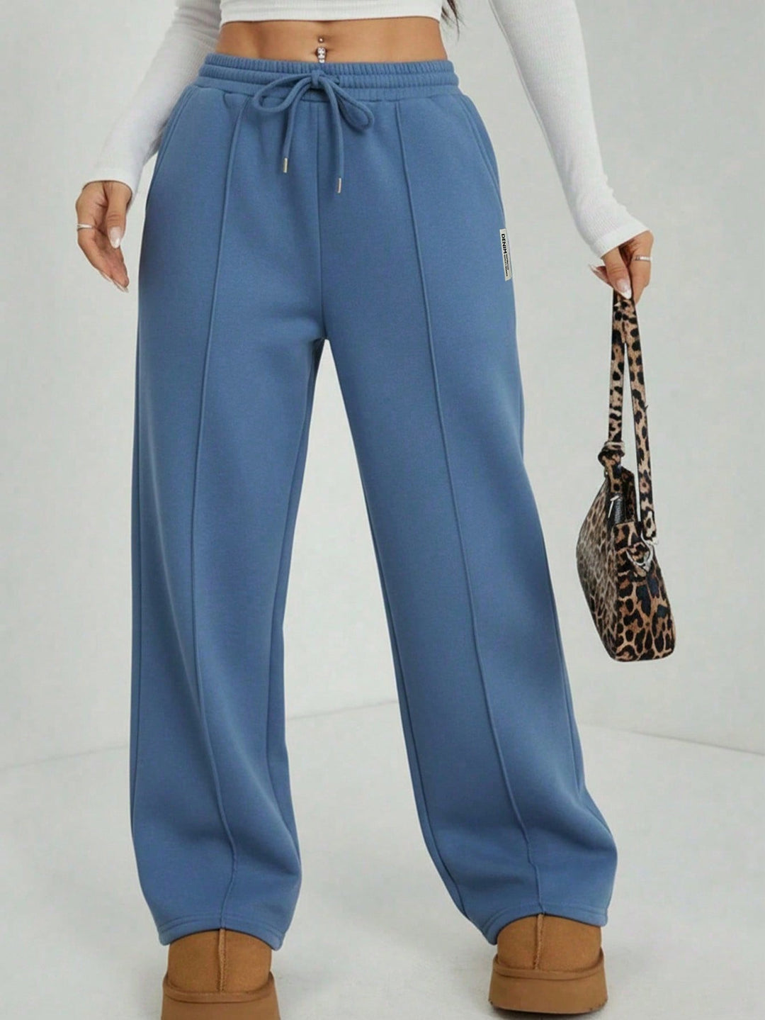 Pantaloni SHEIN, albastru