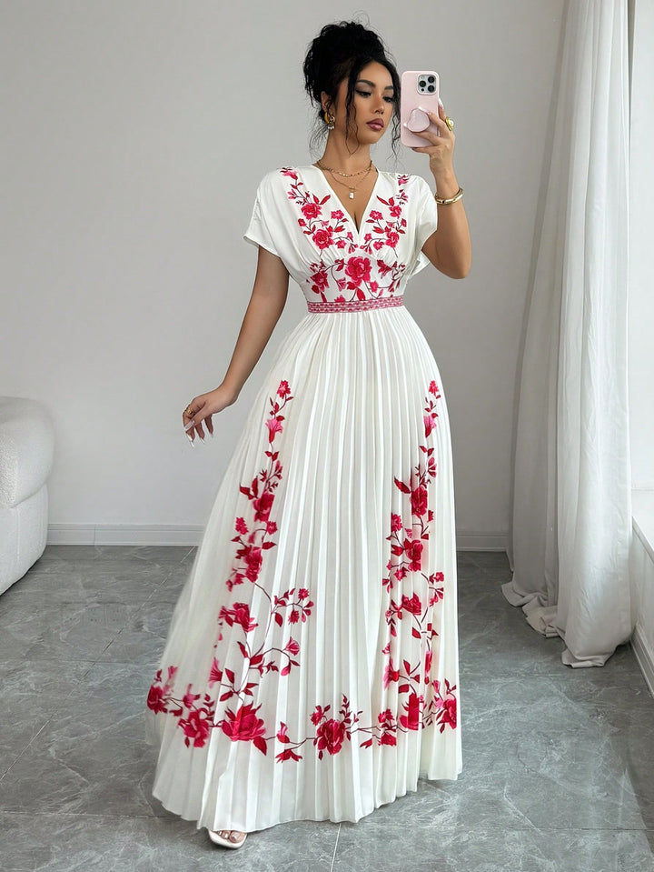 Rochie maxi SHEIN, mix culori