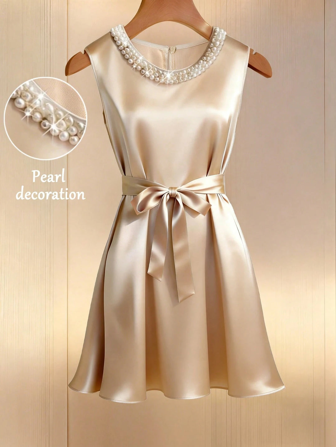 Rochie mini SHEIN, bej