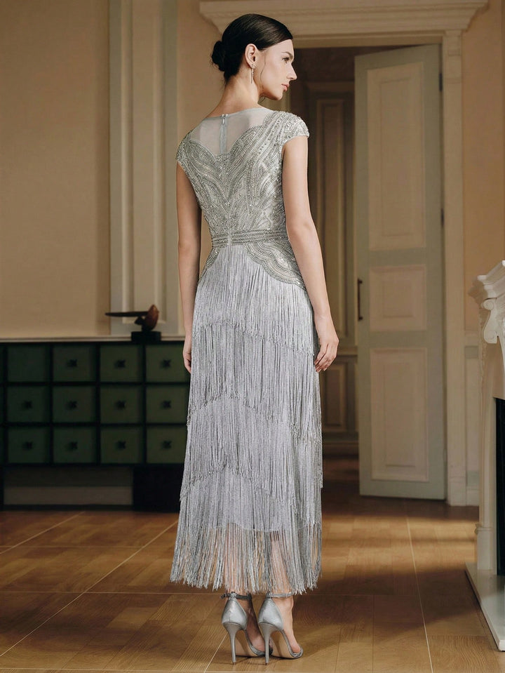Rochie maxi SHEIN, gri