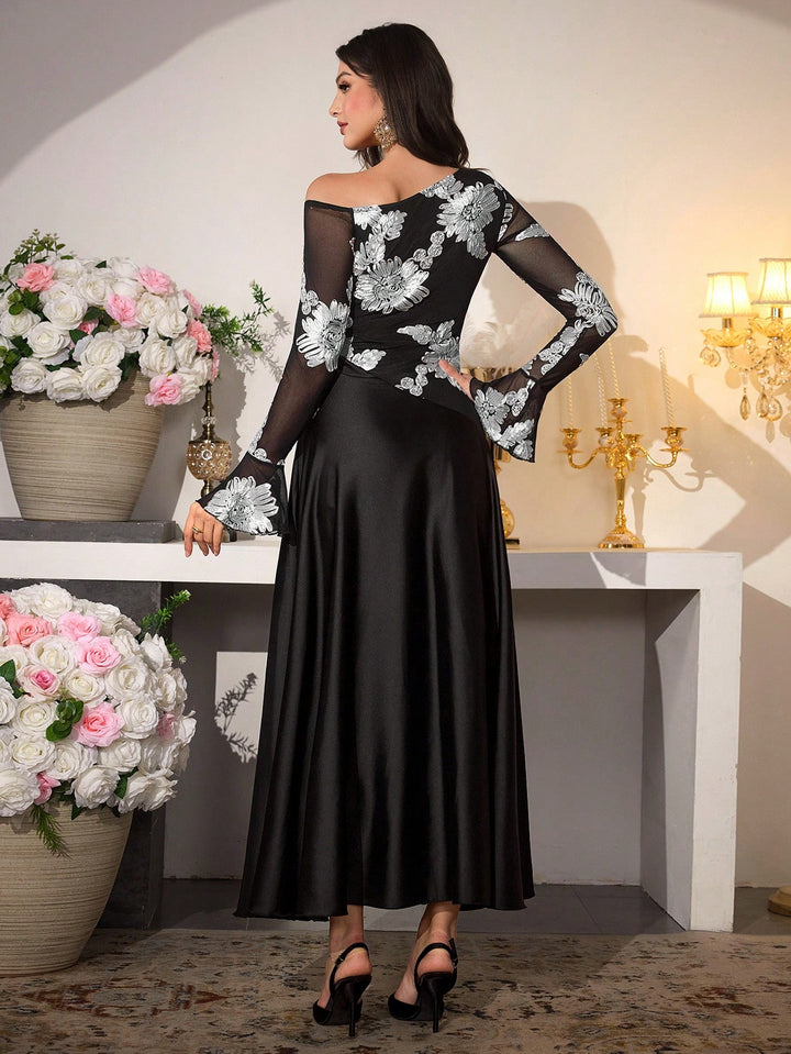 Rochie maxi SHEIN, negru