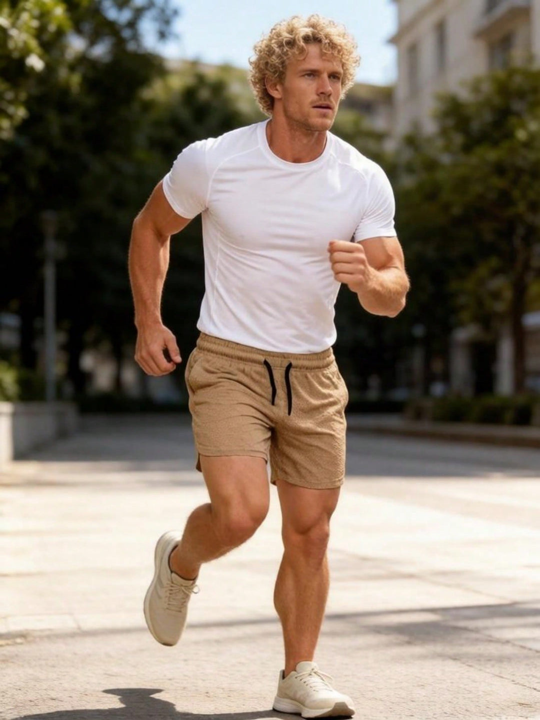 Pantaloni scurți SHEIN, kaki