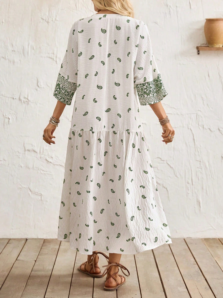 Rochie midi SHEIN, mix culori