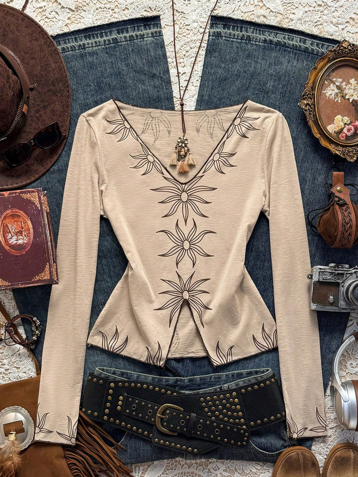 Top SHEIN, bej