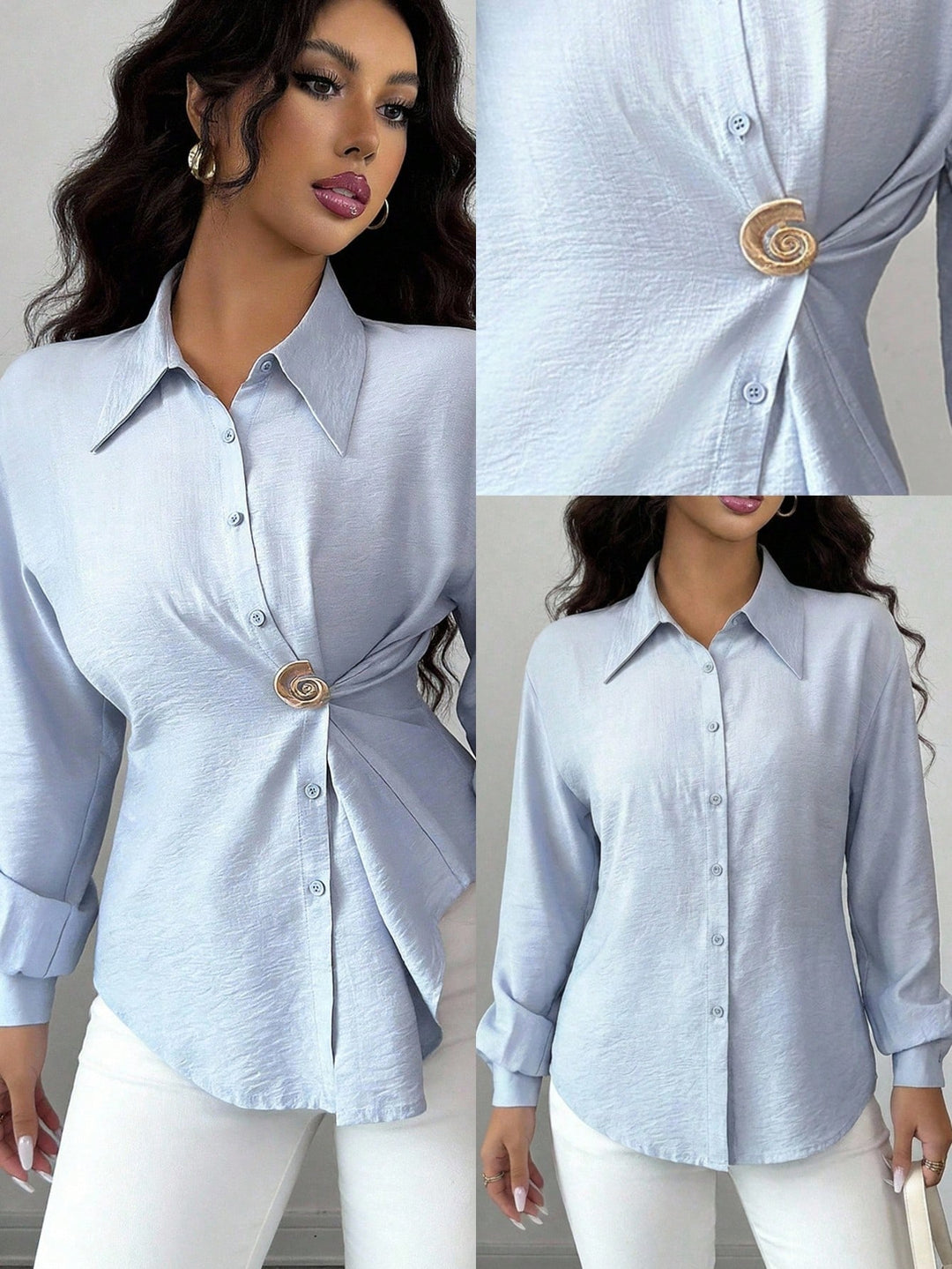 Bluza SHEIN, albastru