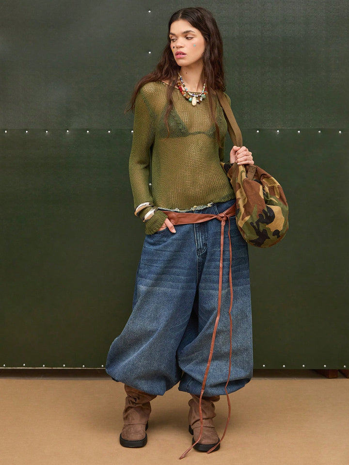 Pulover SHEIN, verde