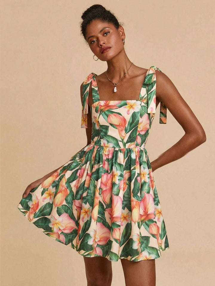 Rochie mini SHEIN, bej