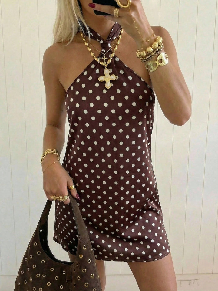 Rochie mini SHEIN, maro
