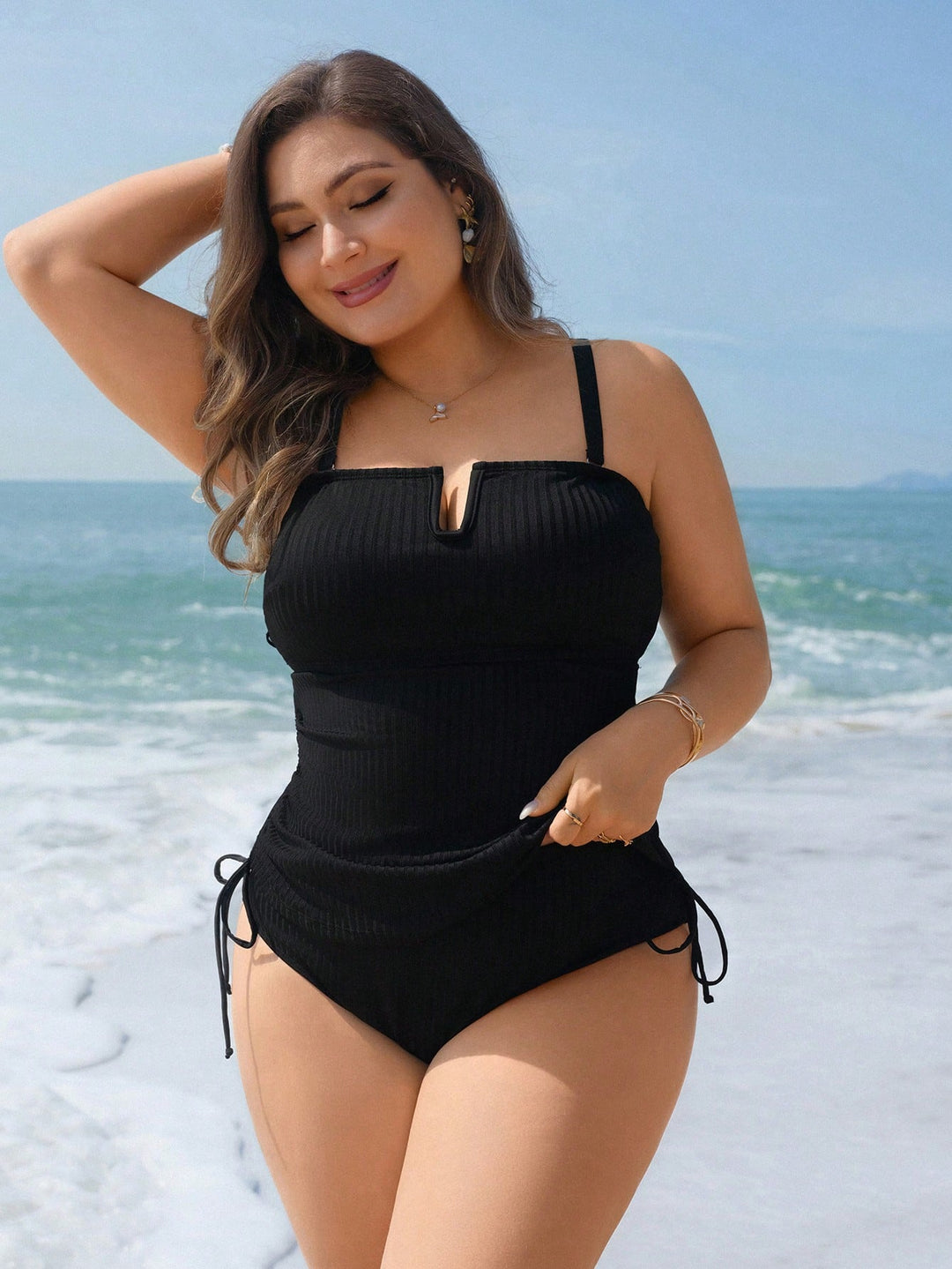 Costum de baie SHEIN, negru