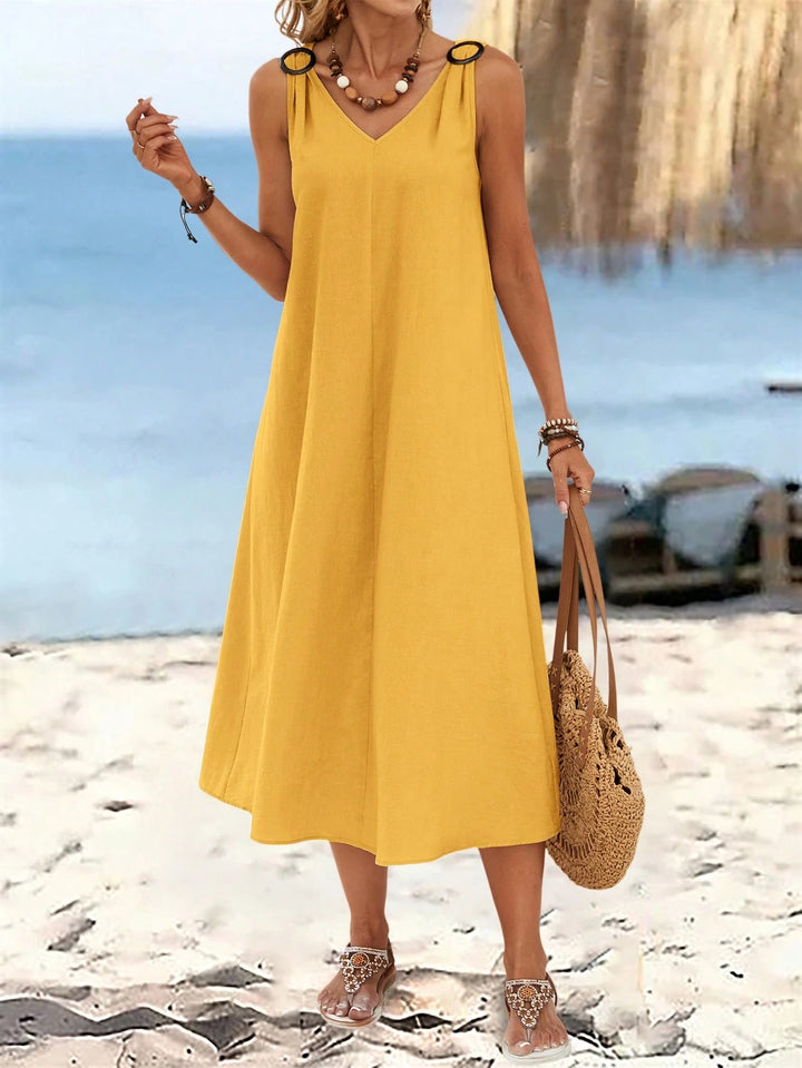 Rochie maxi SHEIN, galben