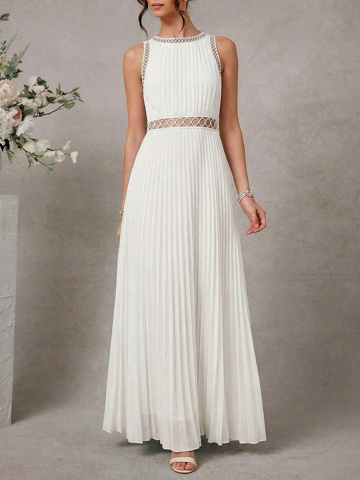 Rochie maxi SHEIN, alb