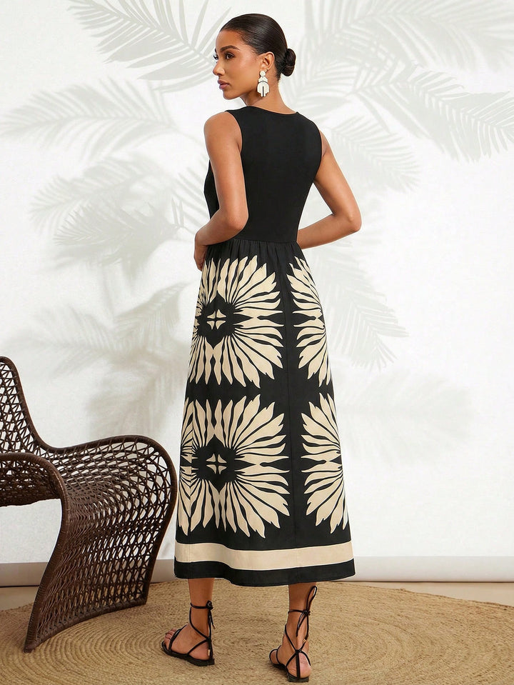 Rochie midi SHEIN, mix culori