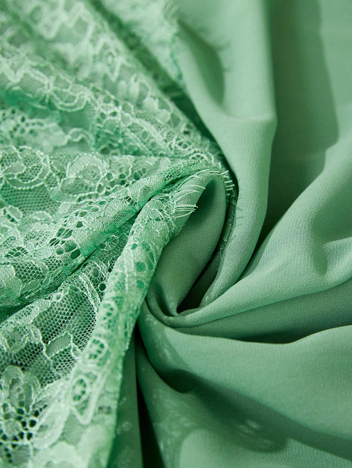Rochie maxi SHEIN, verde