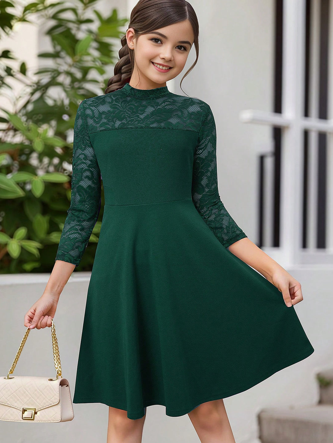 Rochie SHEIN, verde